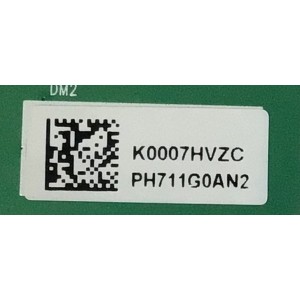 T-CON PARA TV LG / NUMERO DE PARTE K0007HVZC / PH711G0AN2 / E253117 / BG0009200 / PANEL NC650DQE -VSHP1 / NC650DQE-VSHP3 / DISPLAY JR645R3HA87 / MODELOS 65UP7500PSF / 65UP7500PSF.BWMMLKR / 65UP7560AUD / 65UP7560AUD.BUSMLKR